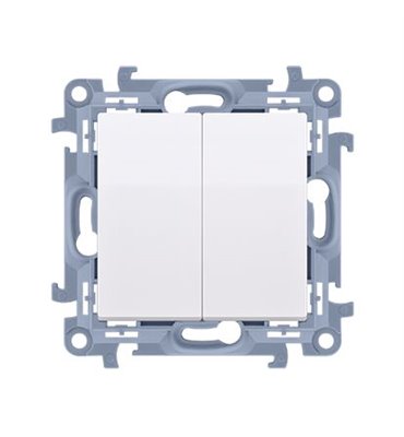Vypínač Simon 10 č.5 LED podsv. modul biely