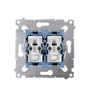 Vypínač Simon 54 dvojitý schodiskový č.5B LED (strojček) 10AX 25