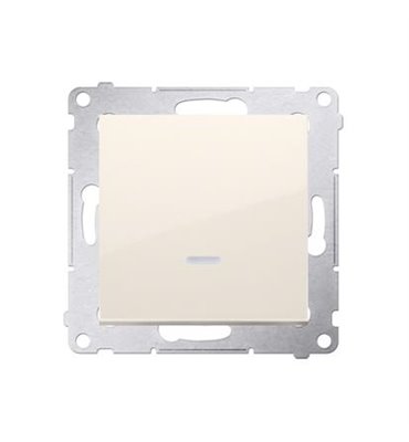 Vypínač Simon 54 premium č.1 LED podsv. modul béžový