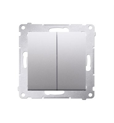 Vypínač Simon 54 premium č.5 modul strieborný