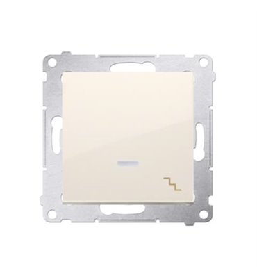 Vypínač Simon 54 premium č.6 LED podsv. modul béžový