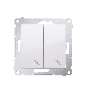 Vypínač Simon 54 premium č.6+6 (5B) modul biely