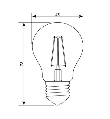 Žiarovka LED 4W, E27,...
