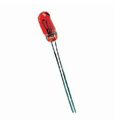 Žiarovky 3V/50mA červena 8x3mm