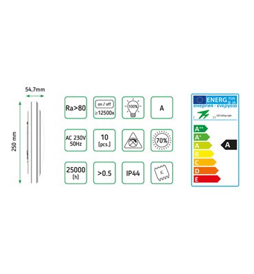 LED Svietidlo okrúhle 12W,...