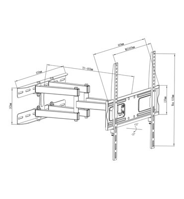 Držiak LCD TV 26 - 55"...