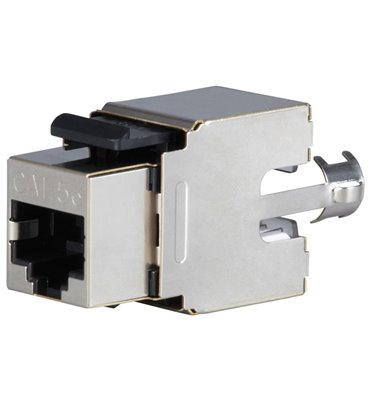 Keystone Solarix CAT5E STP RJ45 čierny tienený