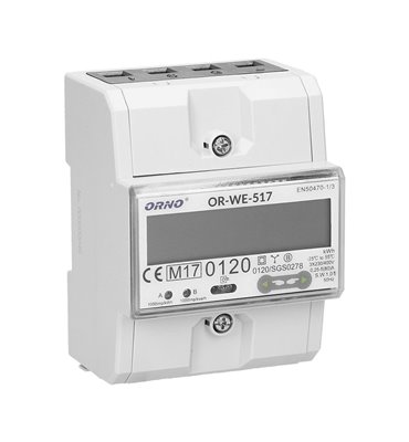 Elektromer 3-fázový LCD ORNO, PORT RS485