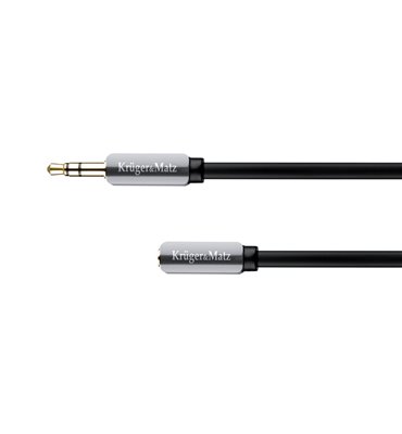 Kábel Jack 3,5mm - predlžovací, 1m Kruger&Matz