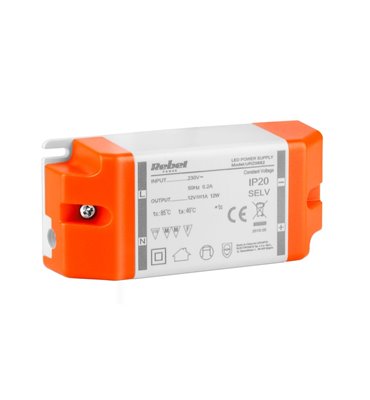 Nap.adapter 12V/ 1A 12W Rebel (YSL12-1201000)