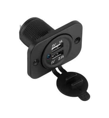 Nabíjačka do auta 2xUSB 3,1A panelová Peiying