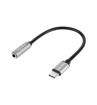 Kábel USB - USB typ C - zásuvka jack 3.5 ster. Kruger&Matz Basic