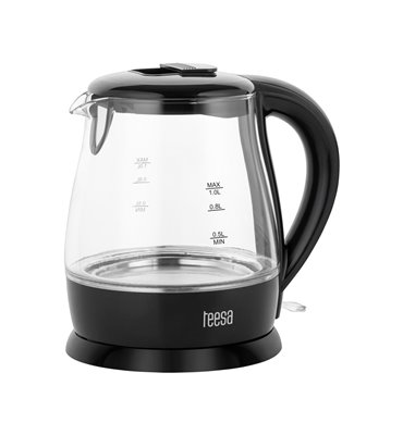 Rýchlovarná kanvica TEESA 1L 1630W čierna