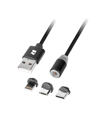 Kábel USB magnetický 3v1...