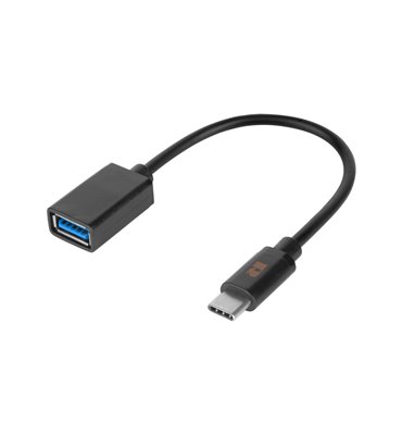 Kábel USB A 3.0 (zásuvka) - USB typ C OTG 17cm REBEL