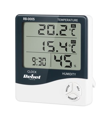 Teplomer digitálny drôtový RB-0005 REBEL