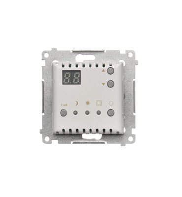 Termostat priestorový Simon 54 premium modul biely