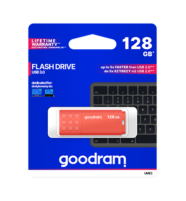USB kľúč 128GB 3.0 Goodram oranžový