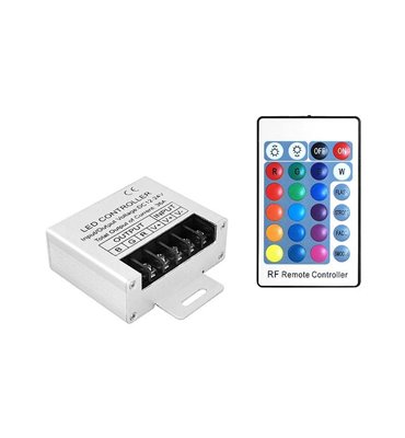 Regulátor pre RGB LED pásy, rádiový, 36A