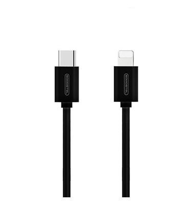 Kábel USB C - Lightning Apple iPhone SMS-BT10, 18W, čierny