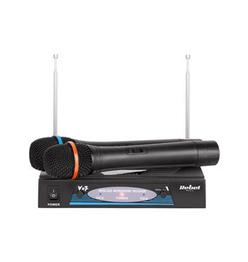 Mikrofon bezdrôtový VHF premium 2-kanály
