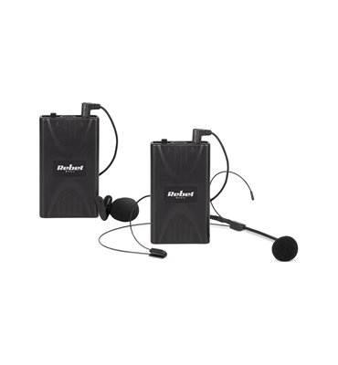 Mikrofon bezdrôtový VHF premium 2-kanály