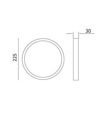LED svietidlo SIGARO CIRCLE...