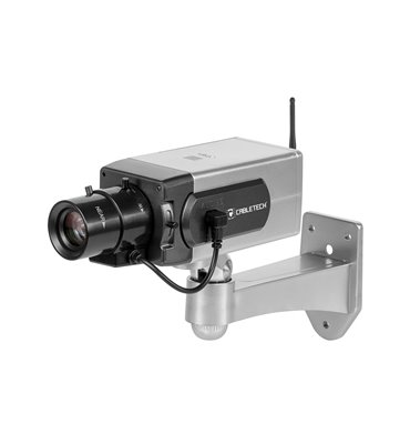 Atrapa kamery tubusová s detektorom pohybu a LED DK-13