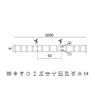 LED pás 300x2835LED,...