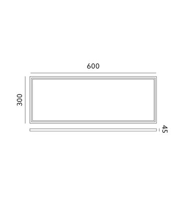 Rám pre LED panel NELIO2...