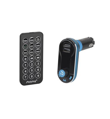 AUDIO FM MP3 vysielač 1,4" 2 x USB s BLUETOOTH