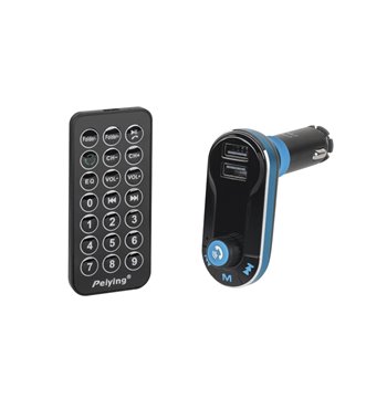 AUDIO FM MP3 vysielač 1,4" 2 x USB s BLUETOOTH
