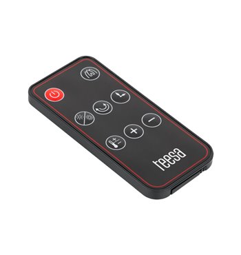 Stĺpový elektrický ohrievač PTC 1000/2000W imitácia krbu TEESA