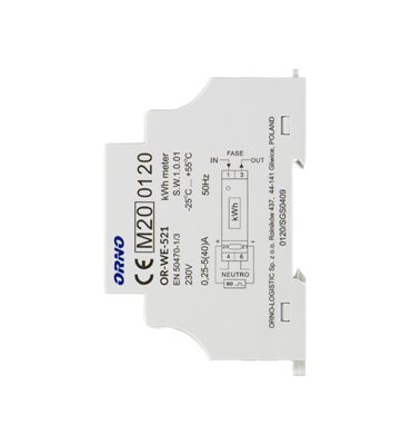 Elektromer 1-fázový LCD...