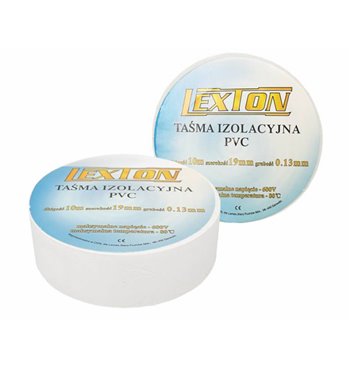 Páska elektroiz.LEXTON biela 25m