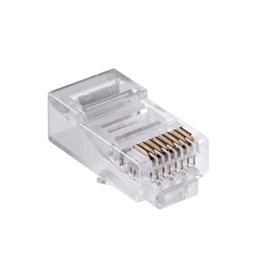 Konektor RJ45 8P8C - drôt (100ks) CAT 6