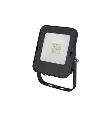 LED reflektor 10W 4000K čierny PREMIUM KOBI