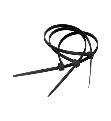 Sťahovacie pásiky čierne 4,8mm/25cm(100ks)