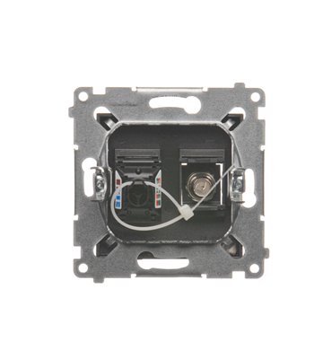 Zásuvka SAT "F" + RJ45...