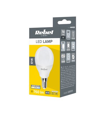 Žiarovka LED G45 8W E14...