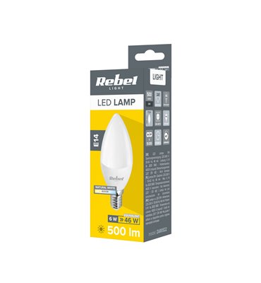 Žiarovka LED 6W E14 4000K...