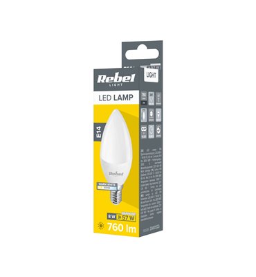 Žiarovka LED 8W E14 3000K...