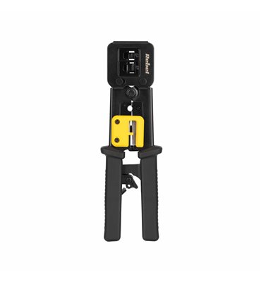 Kliešte krimpovacie RJ45/RJ12/RJ11 pre prechod. konektory Rebel