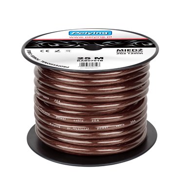 Kábel napájací auto 12mm (25m) CU