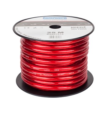 Kábel napájací auto 12mm (25m) CU