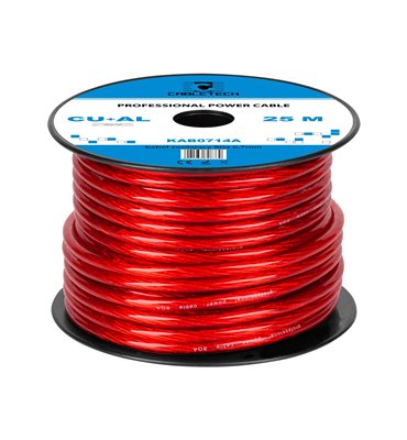 Kábel napájací auto 6,7mm (25m) CU+Al