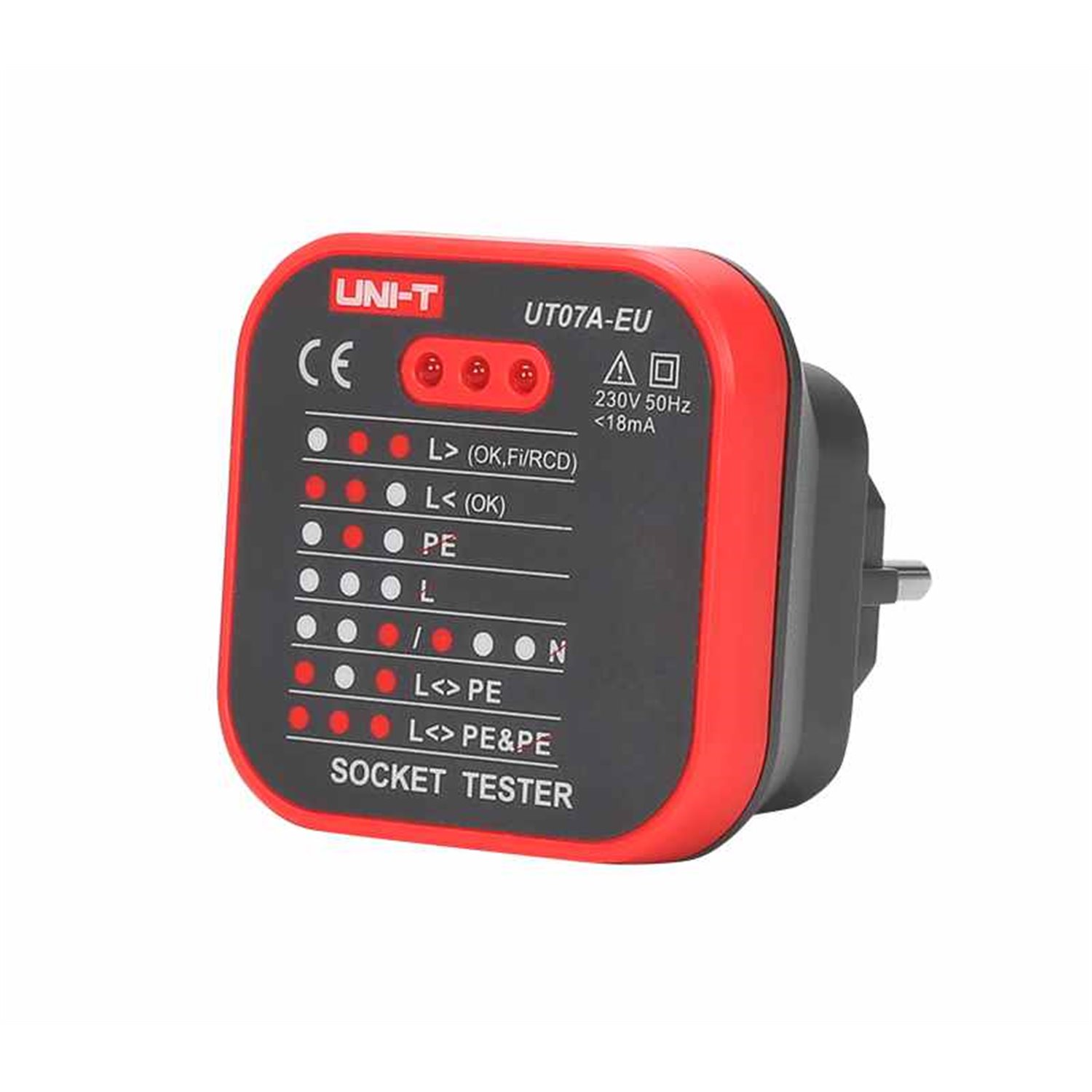 Merací prístroj-tester siete 230V AC UT07A-EU Uni-T