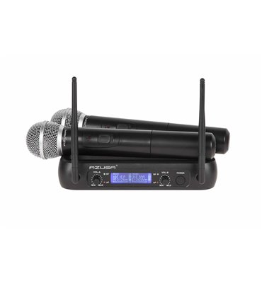 Mikrofón bezdrôtový VHF WR-358LD ručný 2-kanál