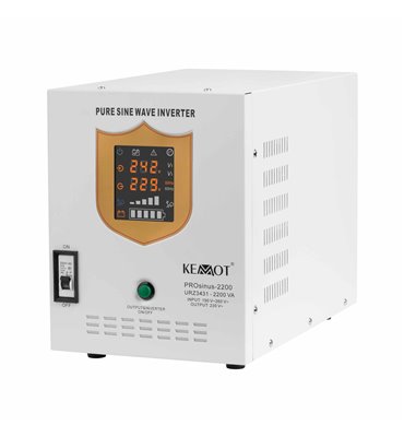 Záložný zdroj PROsinus-2200 12V 230V 2200VA/1600W KEMOT biely