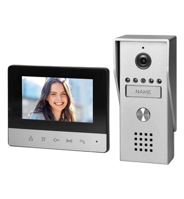 Videovrátnik LIRA, 4,3", vonkajšia jednotka + monitor